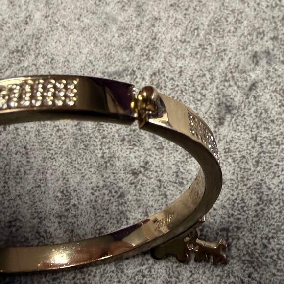 Coach Gold Charm Bangle Bracelet - Picture 6 of 6